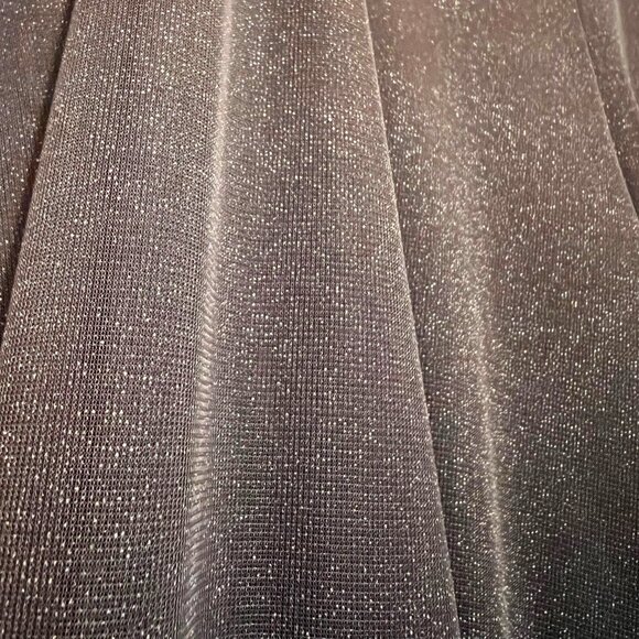 S. Levine Gray & Silver Sparkle Wide Legged Stretch Pants-Loose Fit-Size Large - Picture 3 of 10